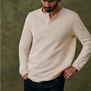 NWT Sezane beige spike Henley